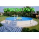 Piscina Venezia Ø 6 metri - altezza 120 cm - 33 mc