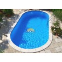 Piscina 8 x 4 m interrata - altezza 150 cm Maldive Ovale