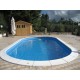 Piscina ovale 8 x 4 m Maldive  - altezza 150 cm - 42 mc