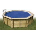 Copertura estiva a bolle Ubbink 3,50 x 5,05 m per piscina Azura 505