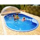 Piscina in vetroresina interrata Olymp 4,50 x 3,00 - altezza 120 cm