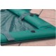 Copertura invernale Wincover 5,50 x 9,50 rettangolare per piscina 8 x 4 m, completa di tubolari