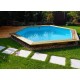 Ecowood Onda 434 - 4,34 x 3,76 m x h 1,16 m - piscina in legno