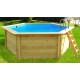 Ecowood Onda 434 - 4,34 x 3,76 m x h 1,16 m - piscina in legno