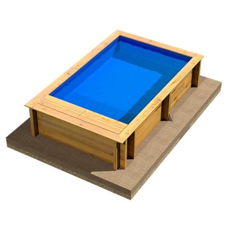 Ecowood BWT Pool'n Box Junior - 3,70 x 2,40 x h 76 cm - piscina in legno