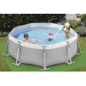 Kit Piscina Bahamas 350 ECO rotonda Ø 3,50 m - h 95 cm con filtro a cartuccia - POOLMASTER NewPlast