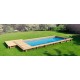 URBAINE Rettangolare kit PRO - NaturaWood - 6,00 x 2,50 x h 133 cm - piscina in legno