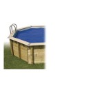 Copertura estiva a bolle Ubbink 8,60 x 4,70 m per piscina Ocea 860