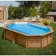 Piscina GRE CANNELLE in legno 5,51 x 3,51 m - h 1,19 m