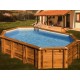 Piscina GRE CANNELLE in legno 5,51 x 3,51 m - h 1,19 m