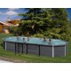 Gre Avantgarde 804 Piscina 8,04  x 3,86 m in legno composito 