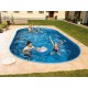 Piscina Adriatika Ovale 7,00 x 3,50 h 135