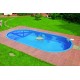 Piscina in vetroresina interrata Ikaros 6,00 x 3,00 - altezza 140 cm